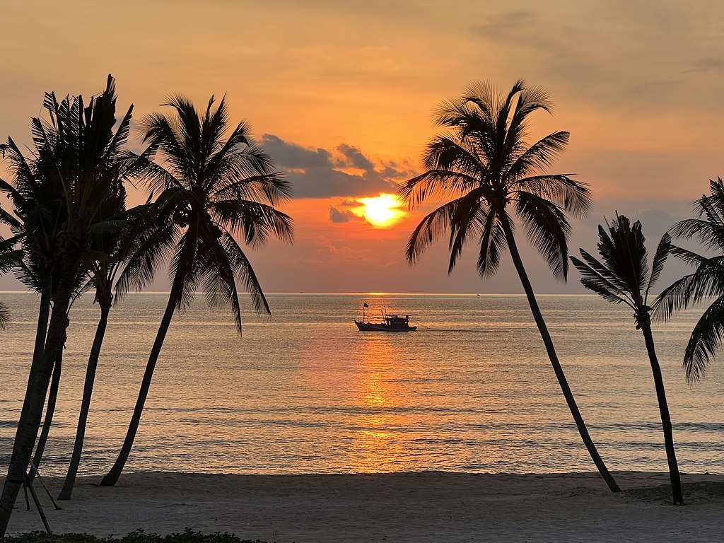 Phu Quoc beach sunset
